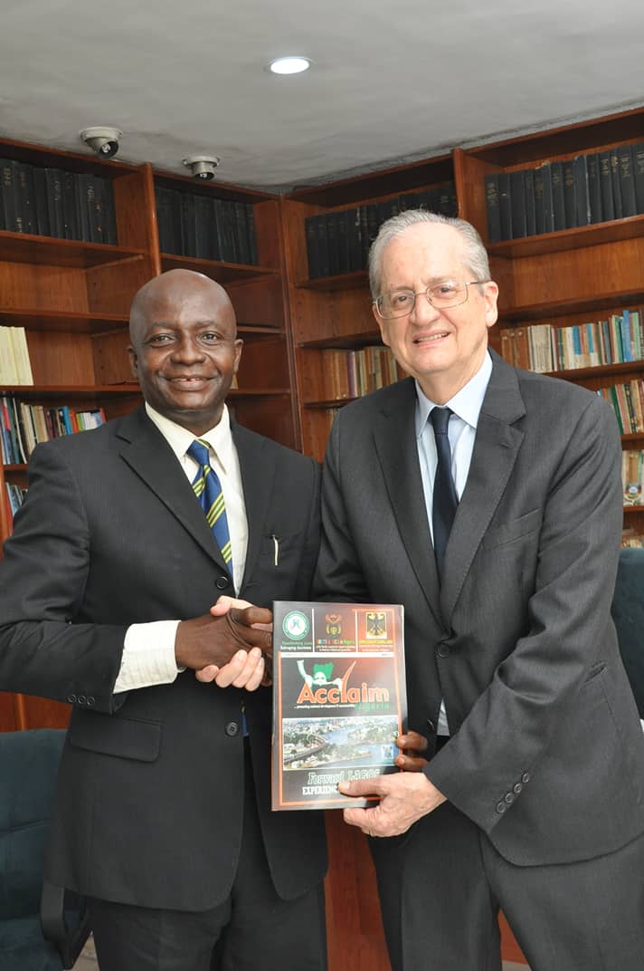 Magazine and partners courtesy visitation to the Brazilian Consulate-General in Lagos