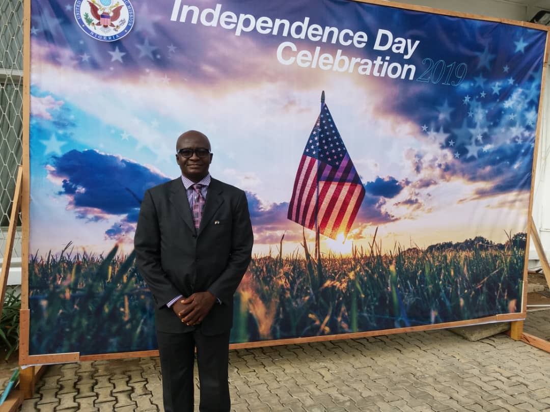 ANIM Editor-in-chief at the US 2019, 243th independence Day in Nigeria.